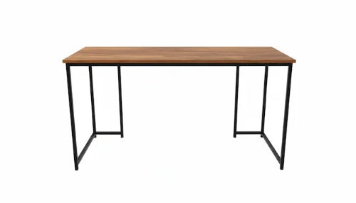 مكتب مودرن خشب مستورد أبيض بقاعدة حديد قوية